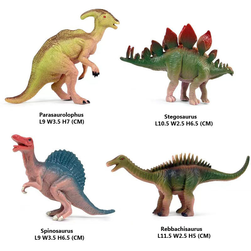 Dinosaur Figurine - Medium Size Dinosaurs 4Pcs Set