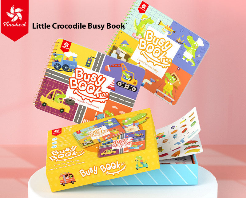 Pinwheel DIY Crocodile Busy Book