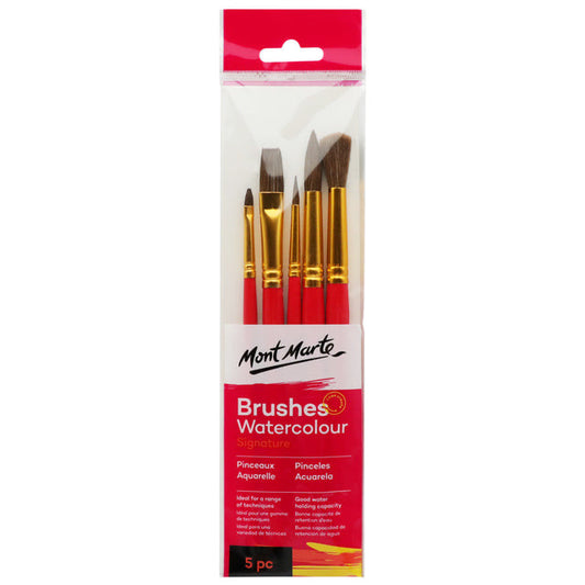 Mont Marte Gallery Series Brush Set Watercolour 5pc