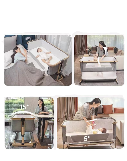 Elittile - Movable And Foldable Baby Cot