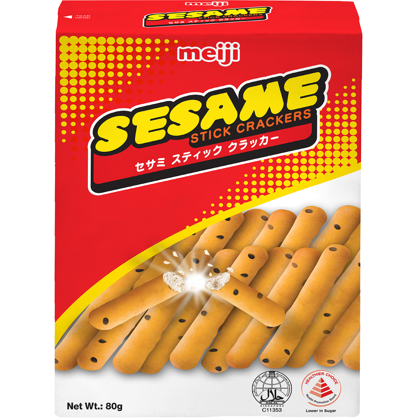 Meiji Sesame Stick Crackers