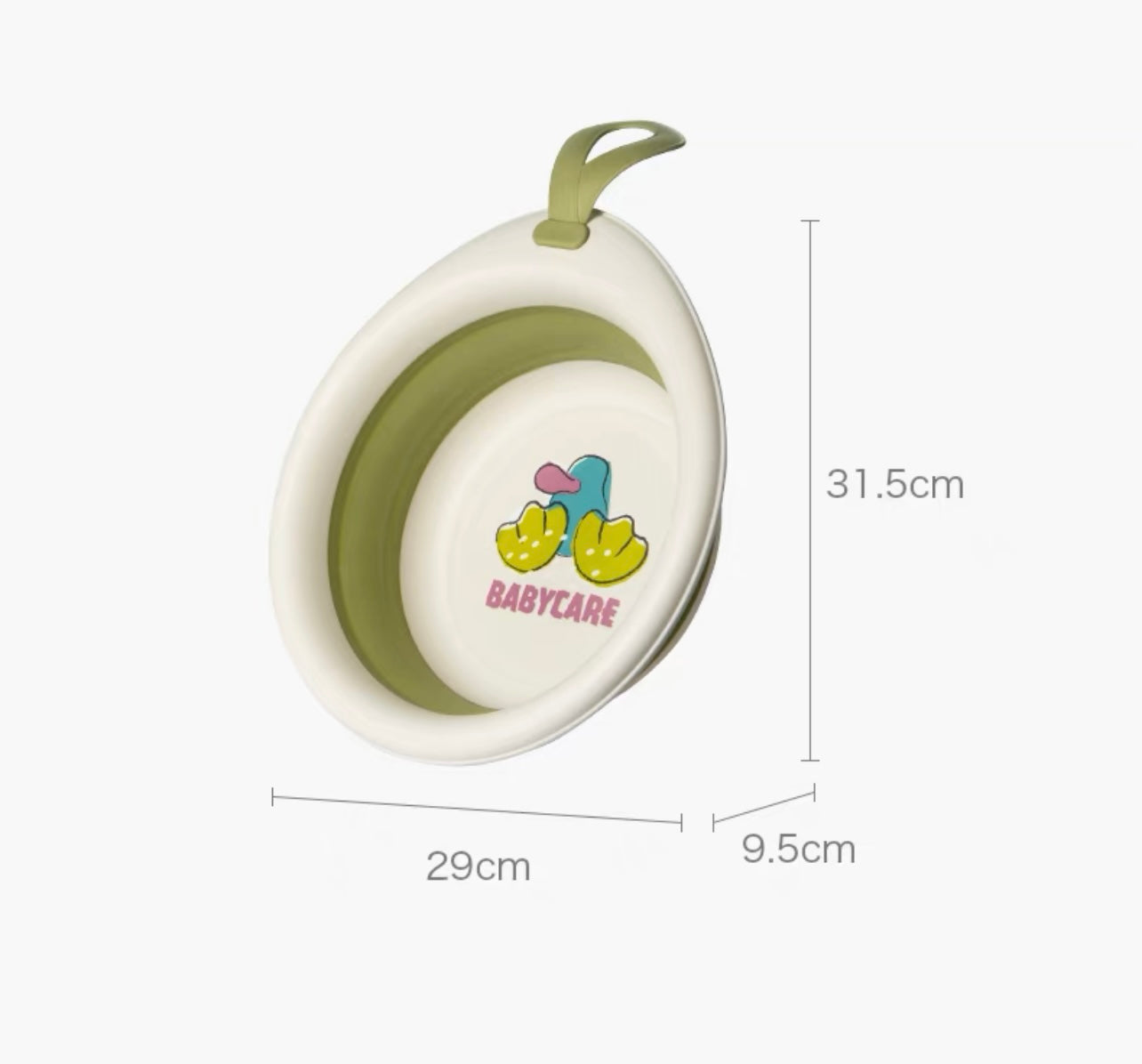 BabyCare Foldable Baby Washing Bowl 1Pc