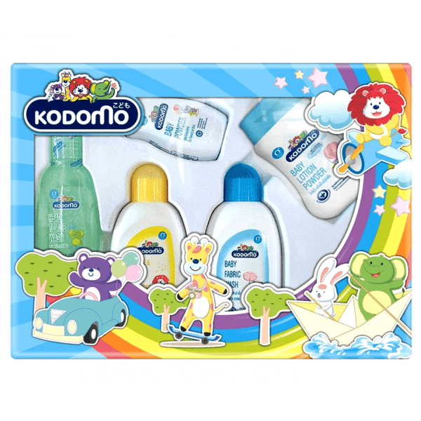 Kodomo Bath & Wash Gift Set 5Pcs