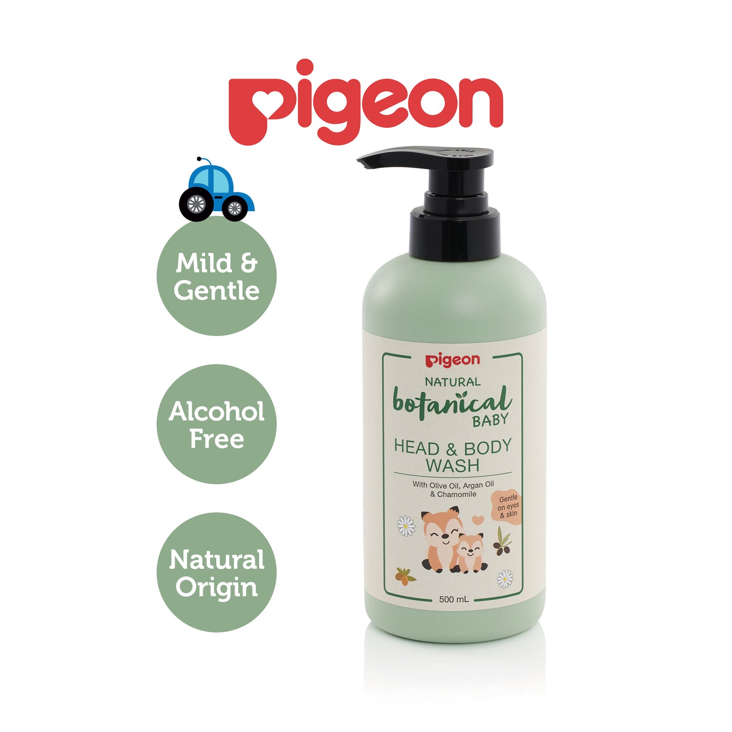 Pigeon Natural Botanical Baby Head & Body Wash