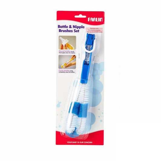 Farlin Bottle & Nipple Brush Set